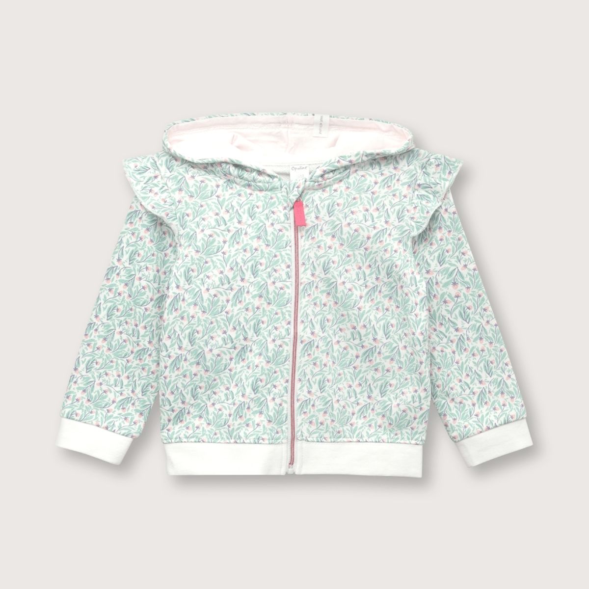 OPALINE - Polerón de niña esencial print Aqua (6M - 4A) Aqua 3 Años