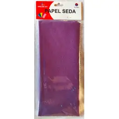 DREAMS ART - Pack 10 Pliegos Papel Seda Morado Nacarado 50.8x66cm