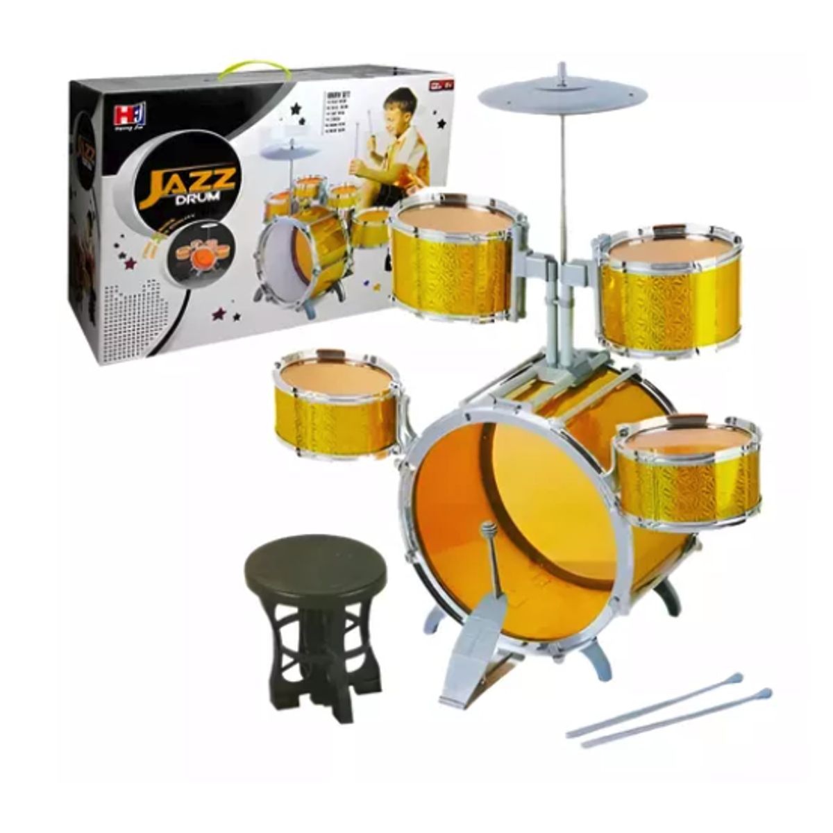 GENERICO - Set Batería Musical Regalo Niña O Niño Tambores Juguete