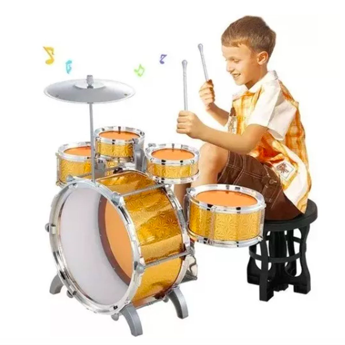 GENERICO - Set Batería Musical Regalo Niña O Niño Tambores Juguete