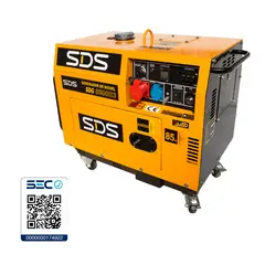 SDS POWER - GENERADOR DIESEL 5,6 KW 380 V TRIFASICO SDG6500S3