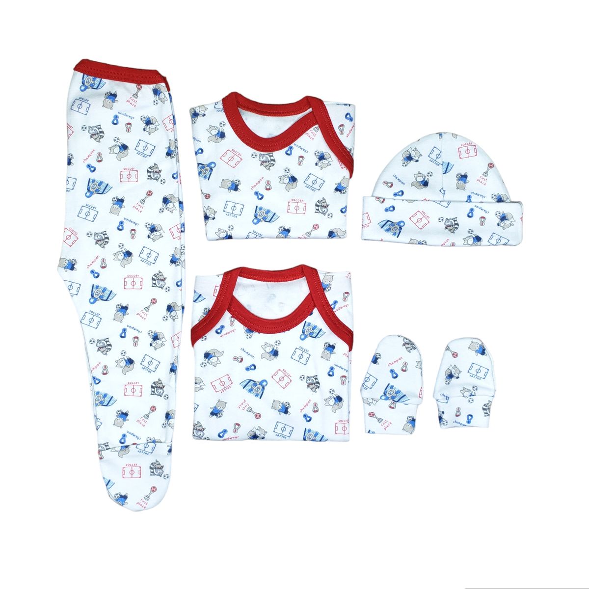 GENERICO - CAJA BABYSHOWER 5 PRENDAS 0-3 MESES