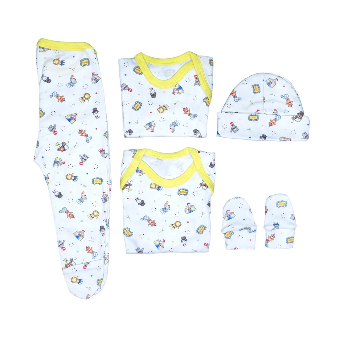 GENERICO - CAJA BABYSHOWER 5 PRENDAS 0-3 MESES