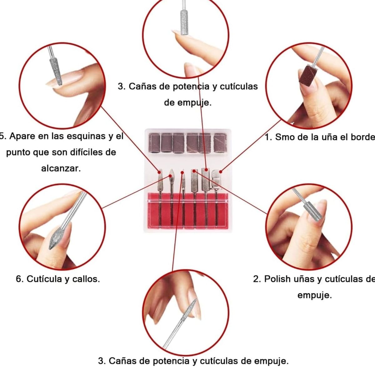 GENERICO - Maquina Torno Uñas Manicure Y Pedicure Pulidor