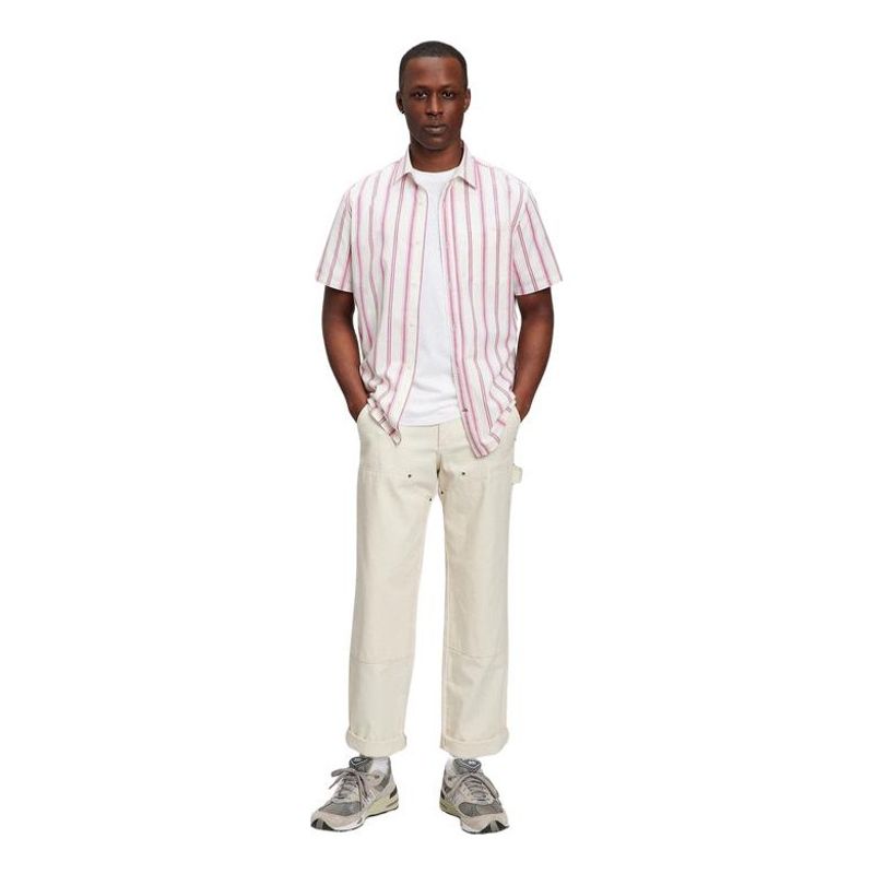 GAP - Camisa Poplin Strech Manga Corta Blanco GAP_.