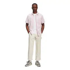 GAP - Camisa Poplin Strech Manga Corta Blanco GAP_.