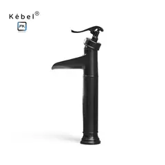 GENERICO - Llave Monomando Alta Vintage Black Bomba Agua