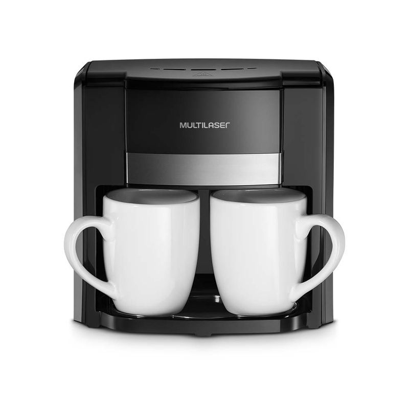 MULTILASER - Cafetera Electrica Multi con 2 Tazas BE010