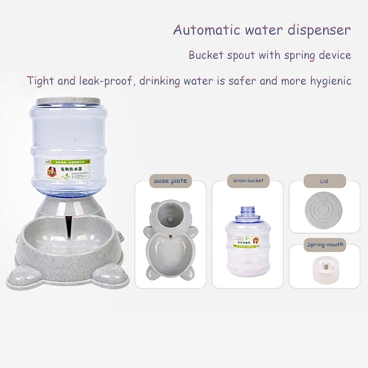 GENERICO - Bebedero Dispensador Agua Automatico Para Mascota Con Bidon