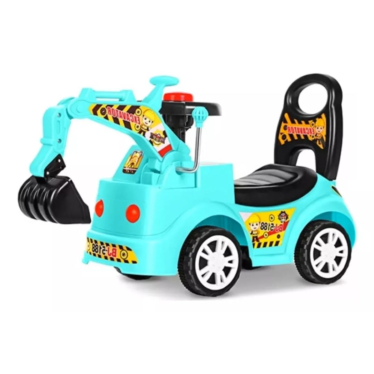 GENERICO - Correpasillos Auto Andador Retroexcavadora Retro Excavador