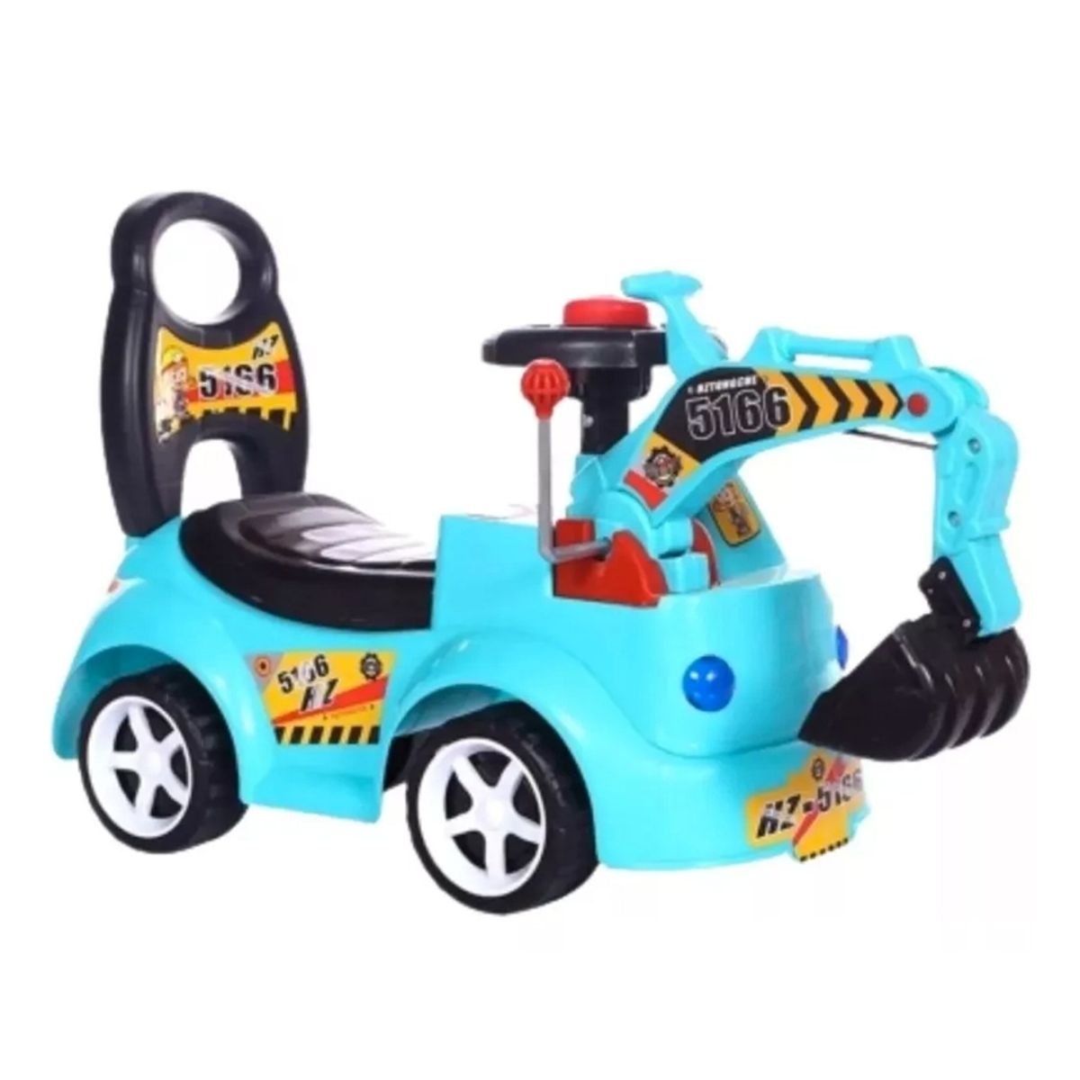 GENERICO - Correpasillos Auto Andador Retroexcavadora Retro Excavador