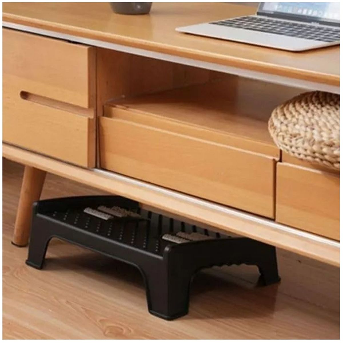 KUANGYE - Apoya Descansa Pies Masajeador Ajustable 6 Nivel