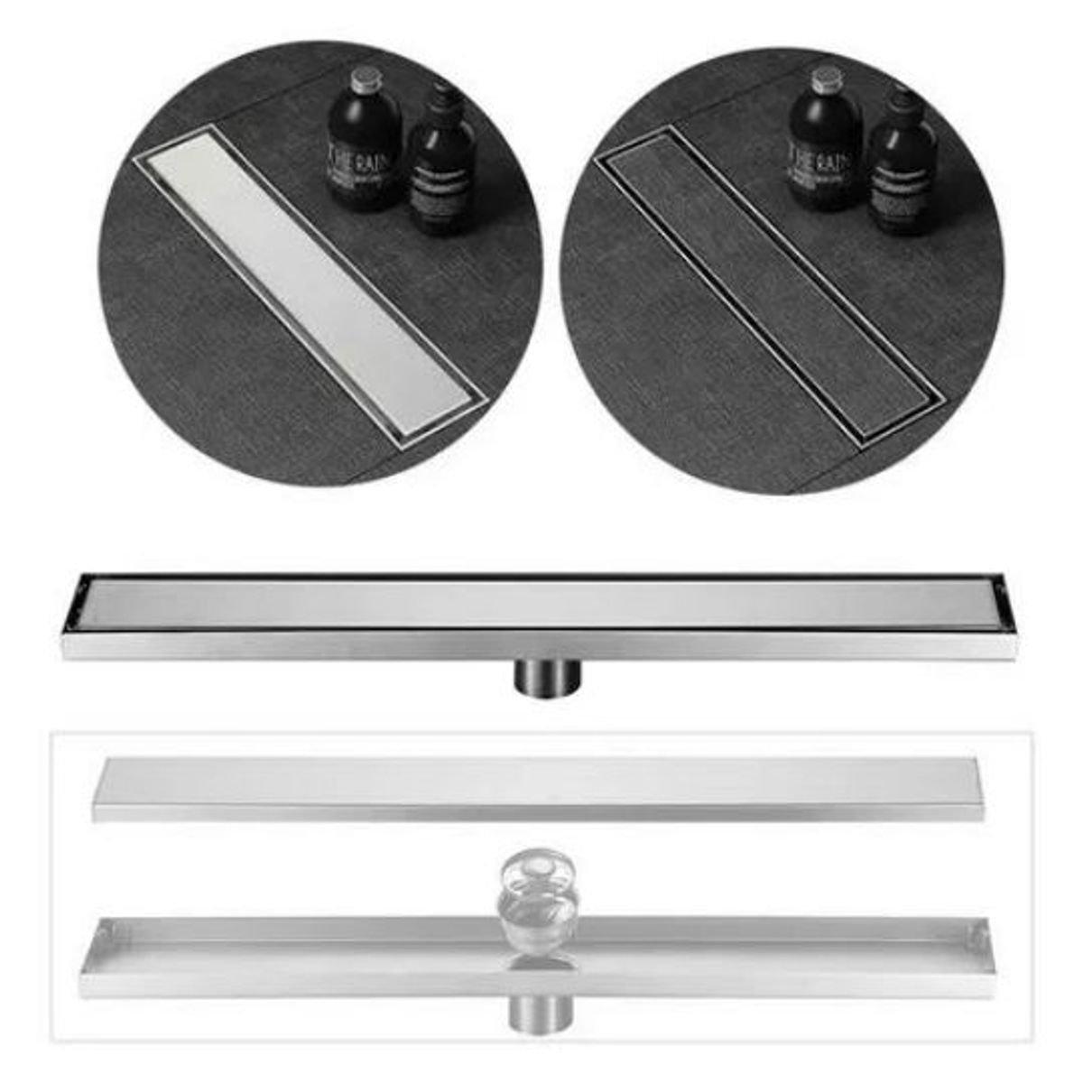 KUANGYE - Baño Piso Drenaje De Ducha Coladera Anti-olor Y Obstrucción