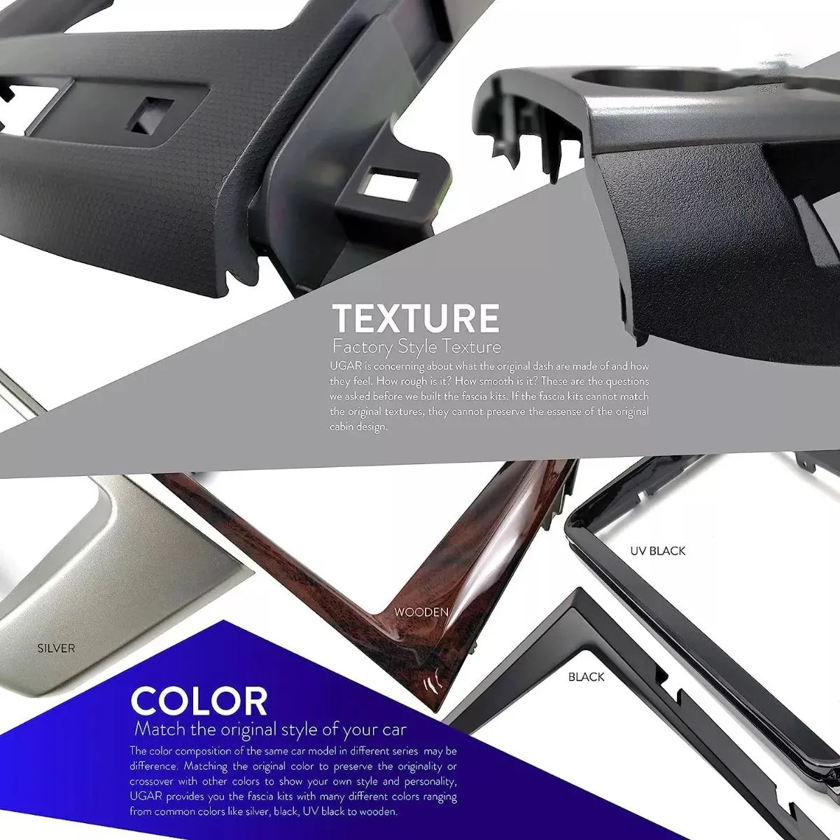 KUANGYE - Adaptador Bisel Radio Para Kia Rio 3, 4, 5 De 9pulgadas 2012