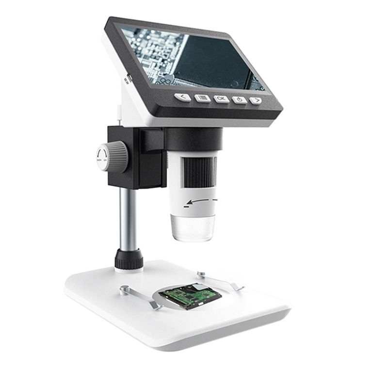 PUREPOWER - Microscopio Portátil de Escritorio Digital-Blanco