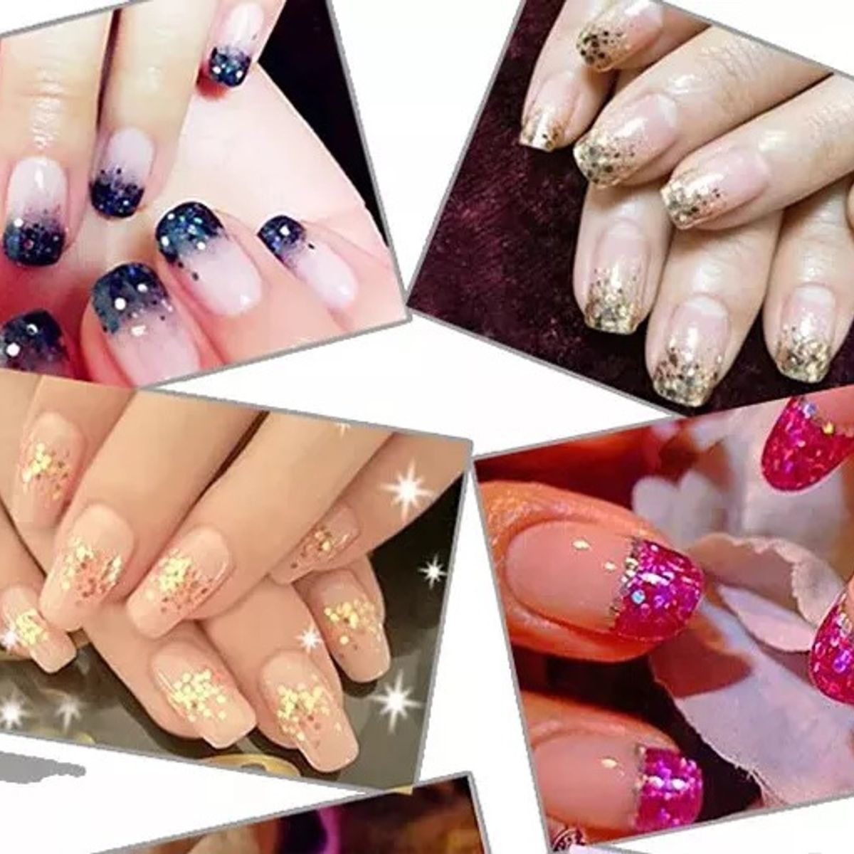 GENERICO - Set 12 Escamas Flake Holográficas Uñas Ojos Cuerpo.