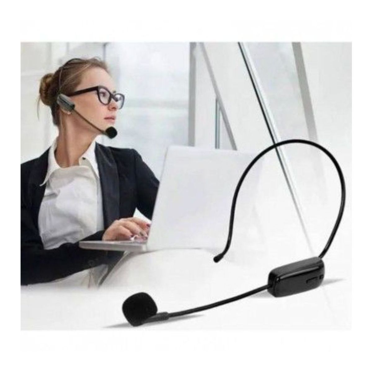 GENERICO - Microfono Inalambrico De Cintillo Bluetooth