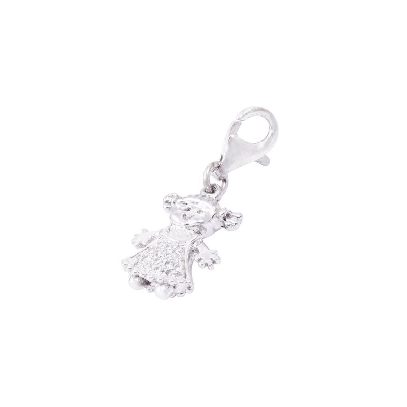 JB JOYAS BARON - Colgante de Plata Esterlina 925 Niña Circonita