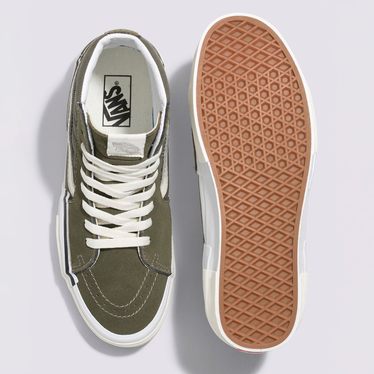 VANS - Zapatilla Con Caña Sk8-Hi Rearrange Verde Unisex VANS