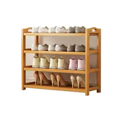 NEWTREE - Zapatera de Madera 4 Niveles 68x23x68cm