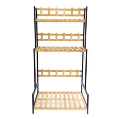 NEWTREE - Mueble Estante Repisa Organizador para Plantas de Madera 50x40x100cm