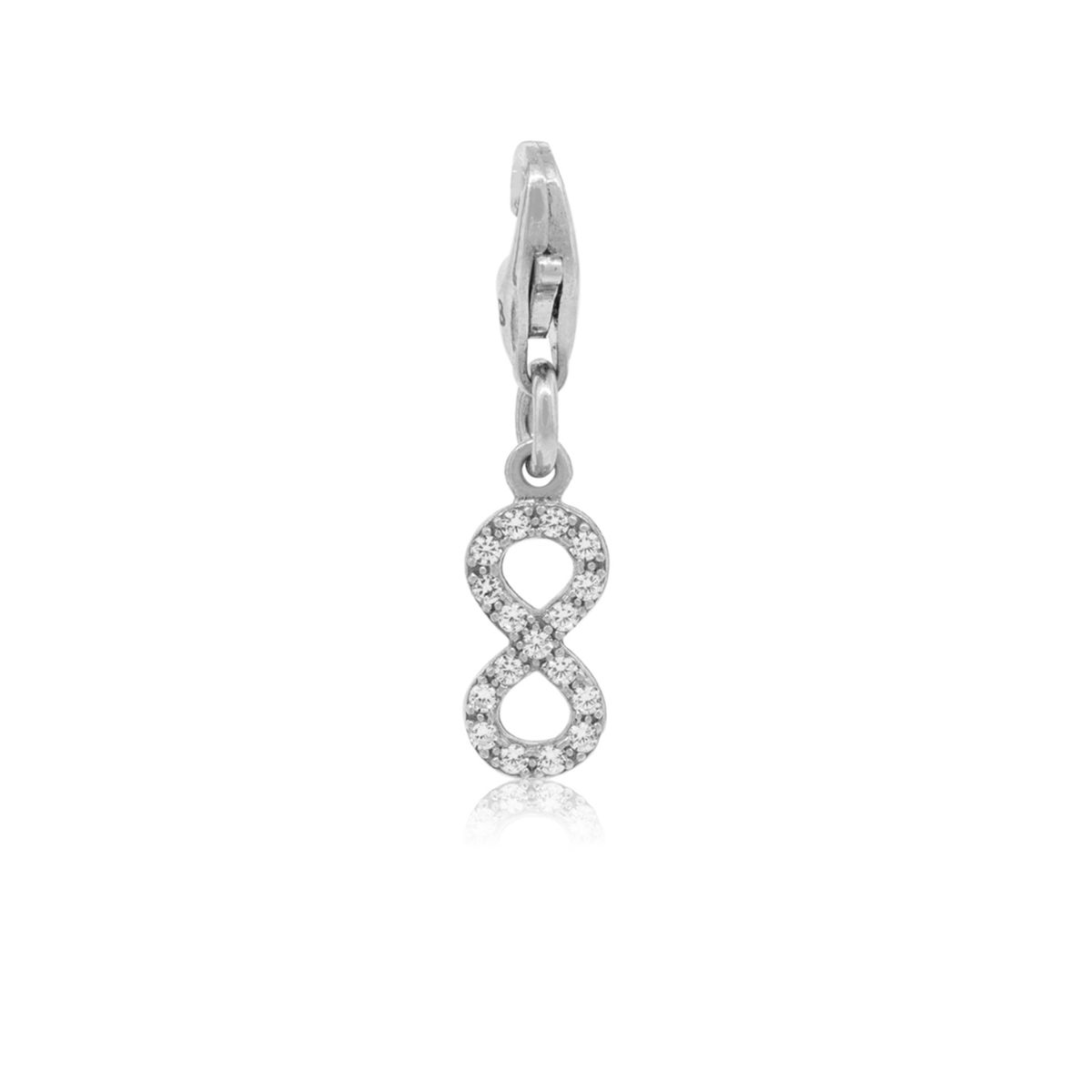 JB JOYAS BARON - Colgante de Plata Esterlina 925 Infinito Circon