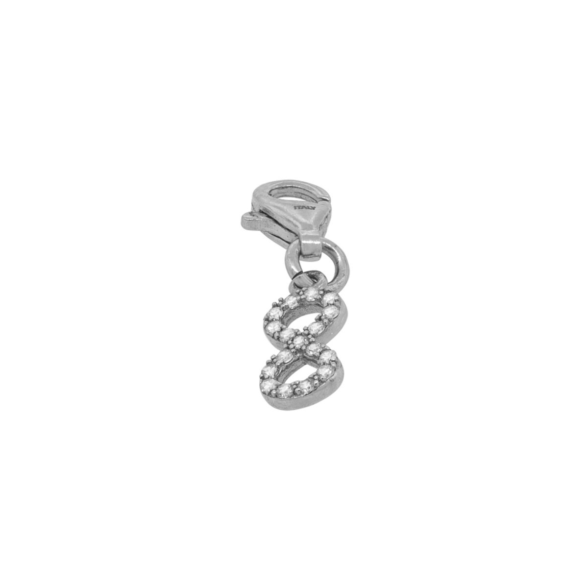 JB JOYAS BARON - Colgante de Plata Esterlina 925 Infinito Circon