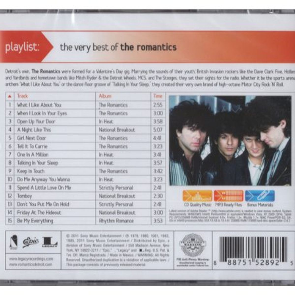 HITWAY MUSIC - ROMANTICS - PLAYLIST: VERY BEST OF ROMANTICS - CD HITWAY MUSIC