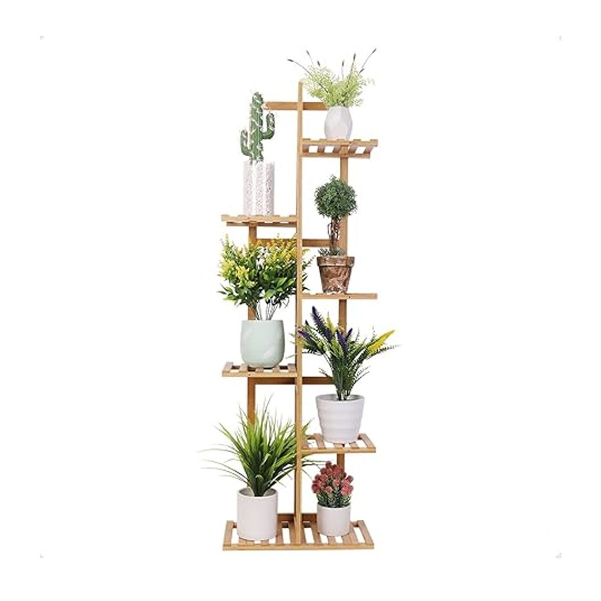 NEWTREE - Estante Organizador Soporte para Plantas Madera 40x20x102cm