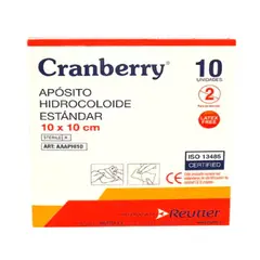 REUTTER - Apósito Hidrocoloide Estándar 10x10cm Caja 10 Unidades