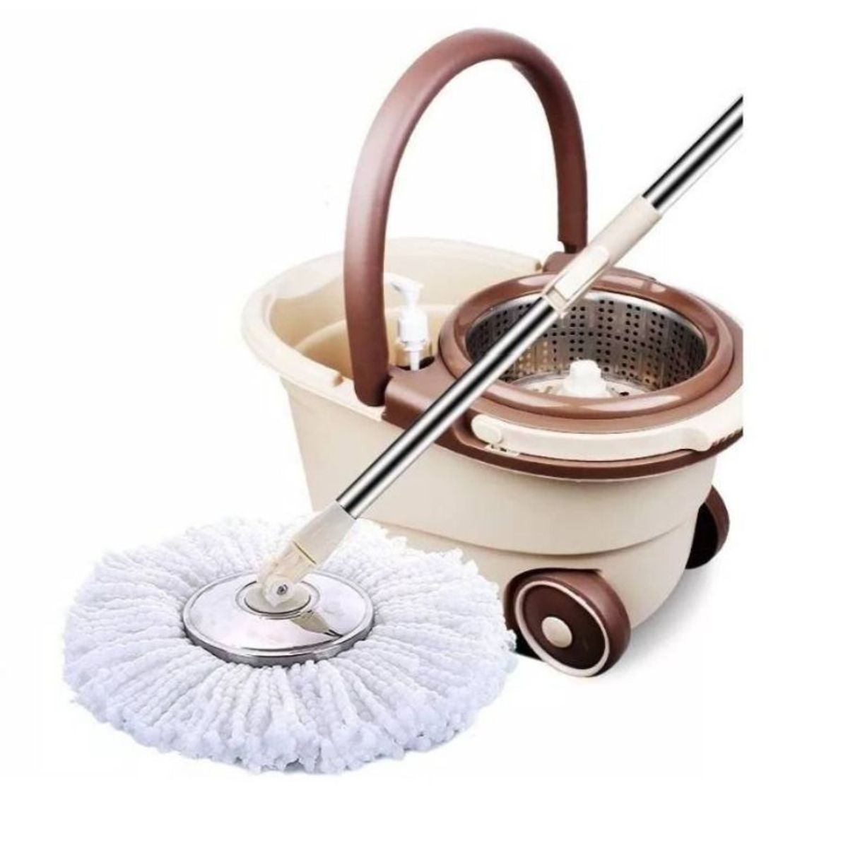 GENERICO - Mopa Balde Trapeador con Ruedas y Centrifugado