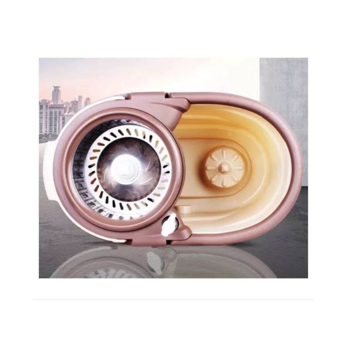 GENERICO - Mopa Balde Trapeador con Ruedas y Centrifugado