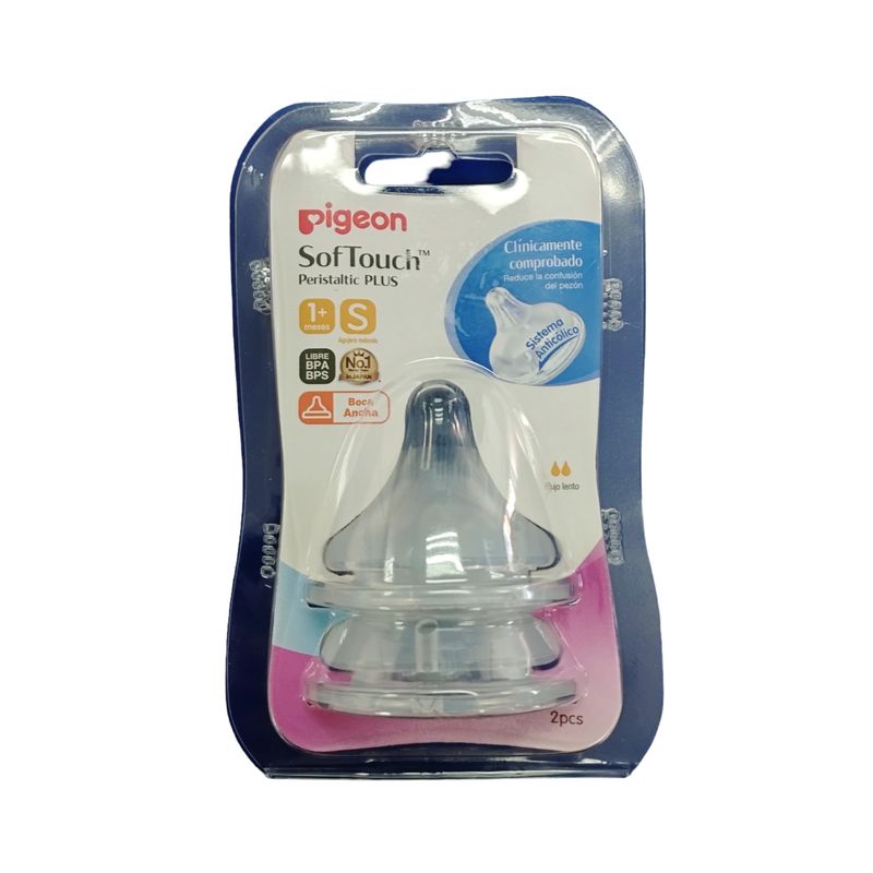 PIGEON - Chupete Pigeon softouch Boca Ancha S