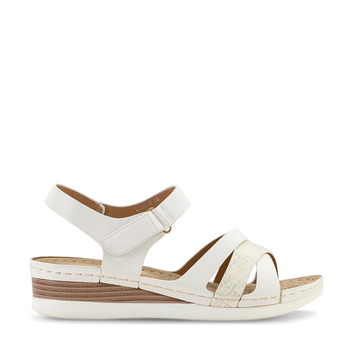 WEIDE - Sandalia Plataforma Blanco Casual QIU310 Weide