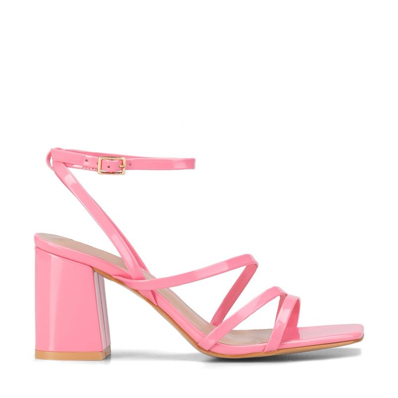WEIDE - Sandalia Taco Rosado Fiesta QIU299 Weide