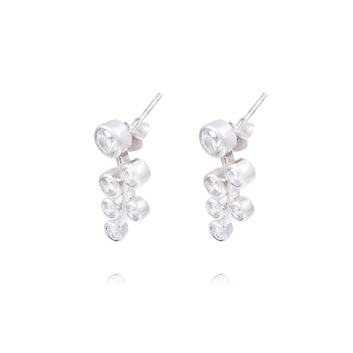 JB JOYAS BARON - Aros de Plata Esterlina 925 Seis Círculos