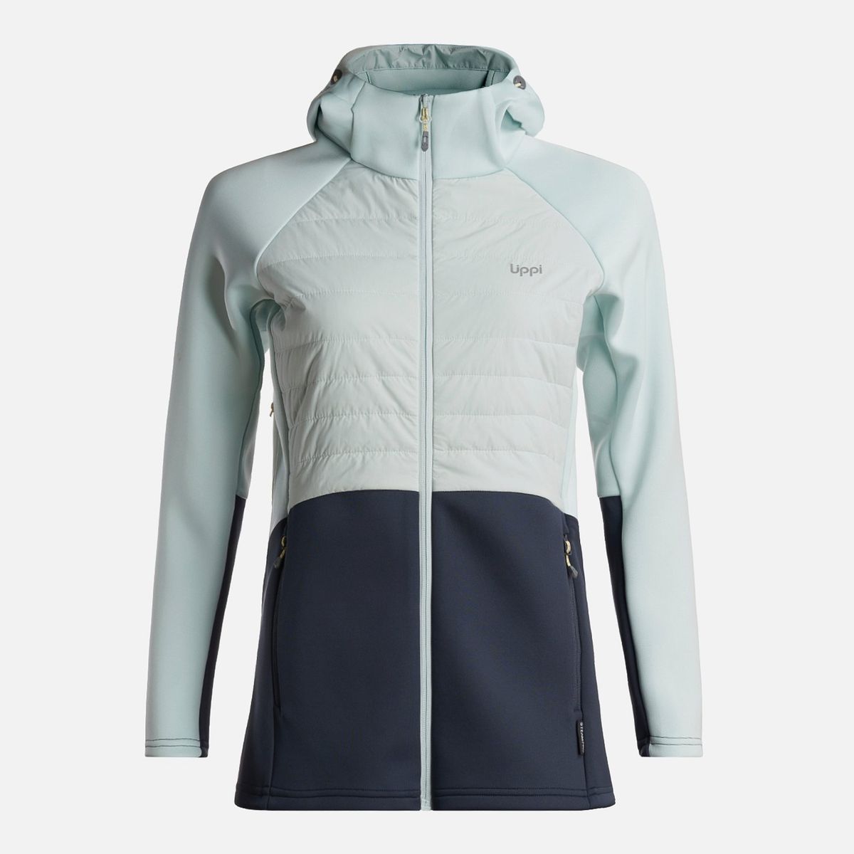 LIPPI - Chaqueta Mujer  ColdMove WindBreaker SteamPro Hoody Jacket Celeste Lippi