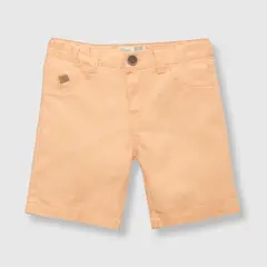 COLLOKY - Bermuda de bebé niño gabardina orange / naranjo (3 a 36 meses) 18-24 meses