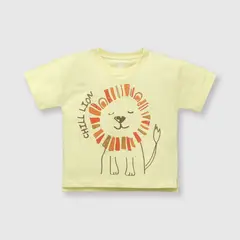 COLLOKY - Polera de bebe niño león amarillo / yellow (3 a 36 meses) 18-24 meses