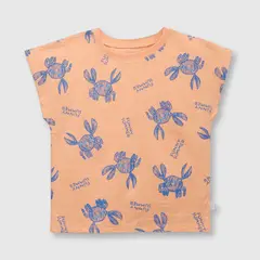 COLLOKY - Polera de bebé niño jaibas salmon (3 a 36 meses) 36 meses