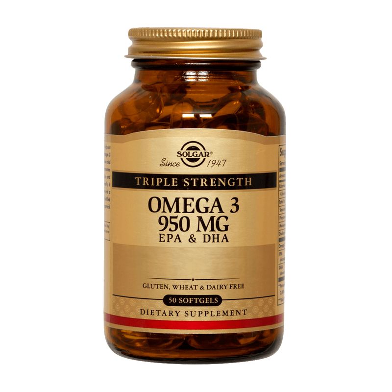 SOLGAR - Omega 3 Triple Strength, 950 mg (50 soft)