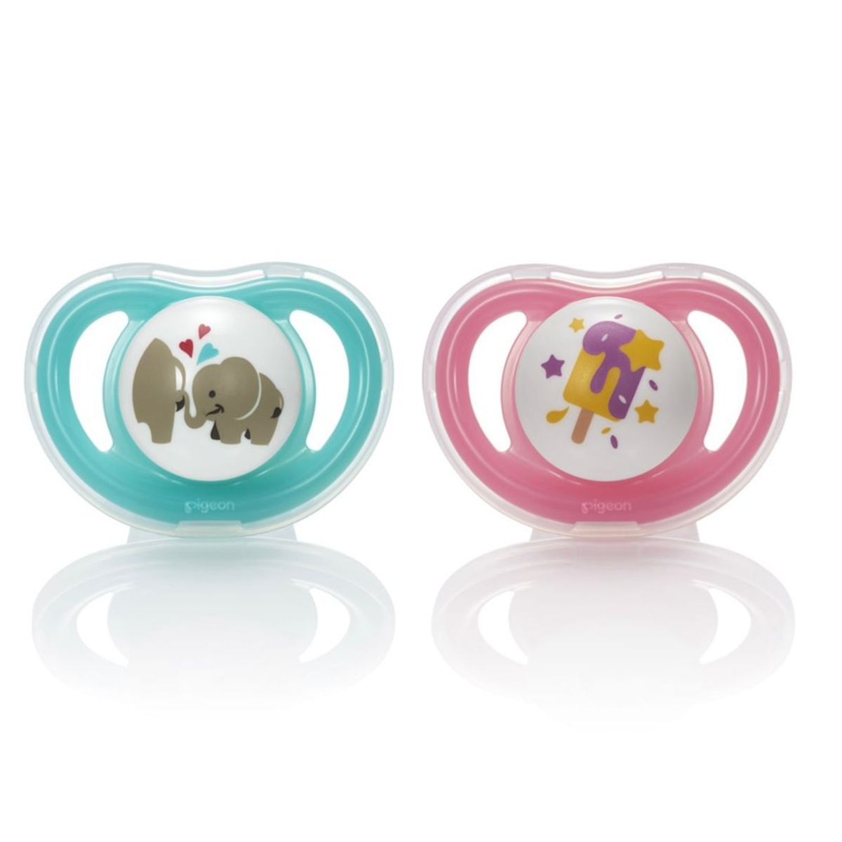 PIGEON - Chupete de entretención 6-12m x2 Pigeon niña