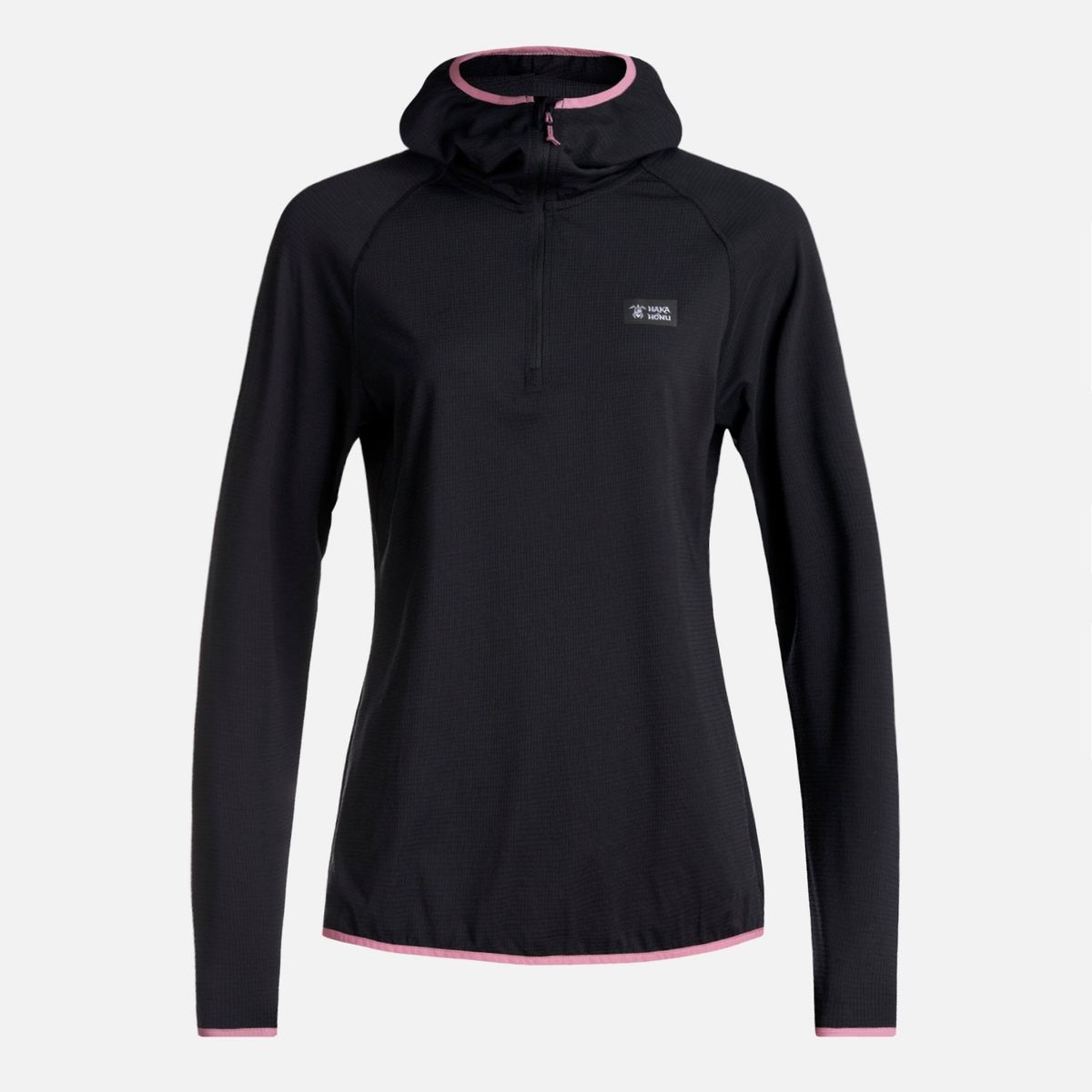 HAKA HONU - Poleron Mujer Taina Pro Negro Haka Honu