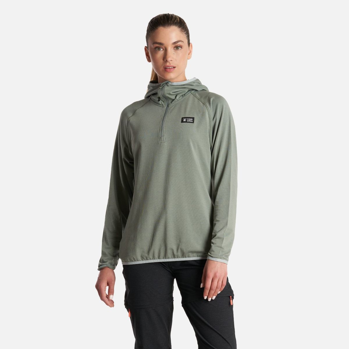 HAKA HONU - Polerones Mujer Taina Pro Verde Oliva Haka Honu