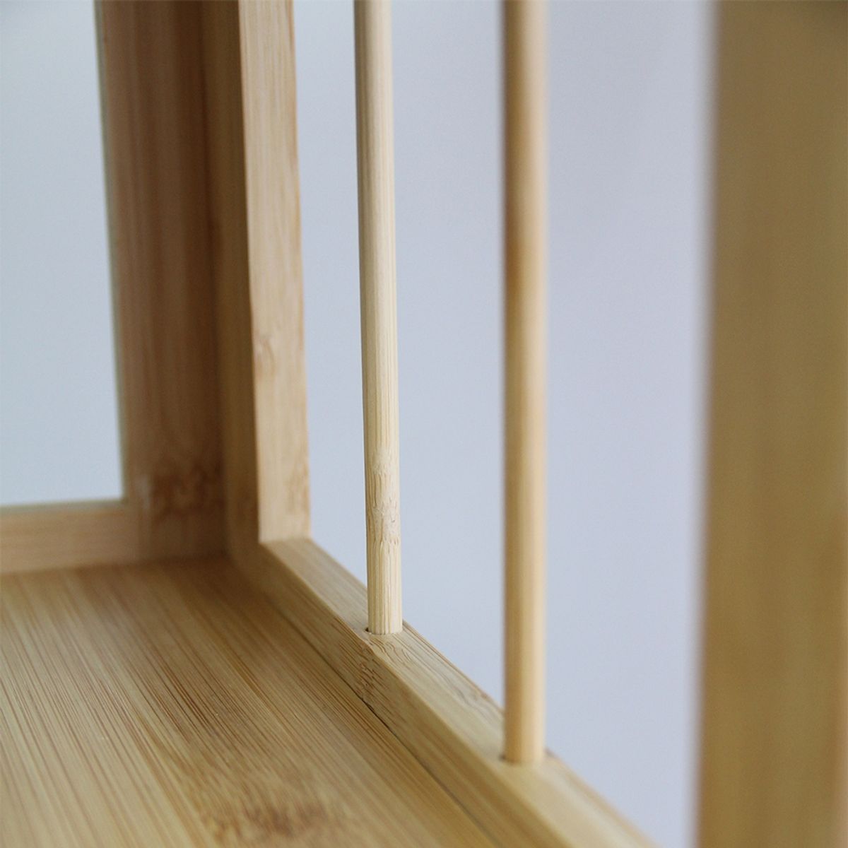 NEWTREE - Esquinero de Madera 3 Niveles 30x30x100cm