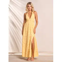 MAAJI - Vestido largo Saffron Athenea