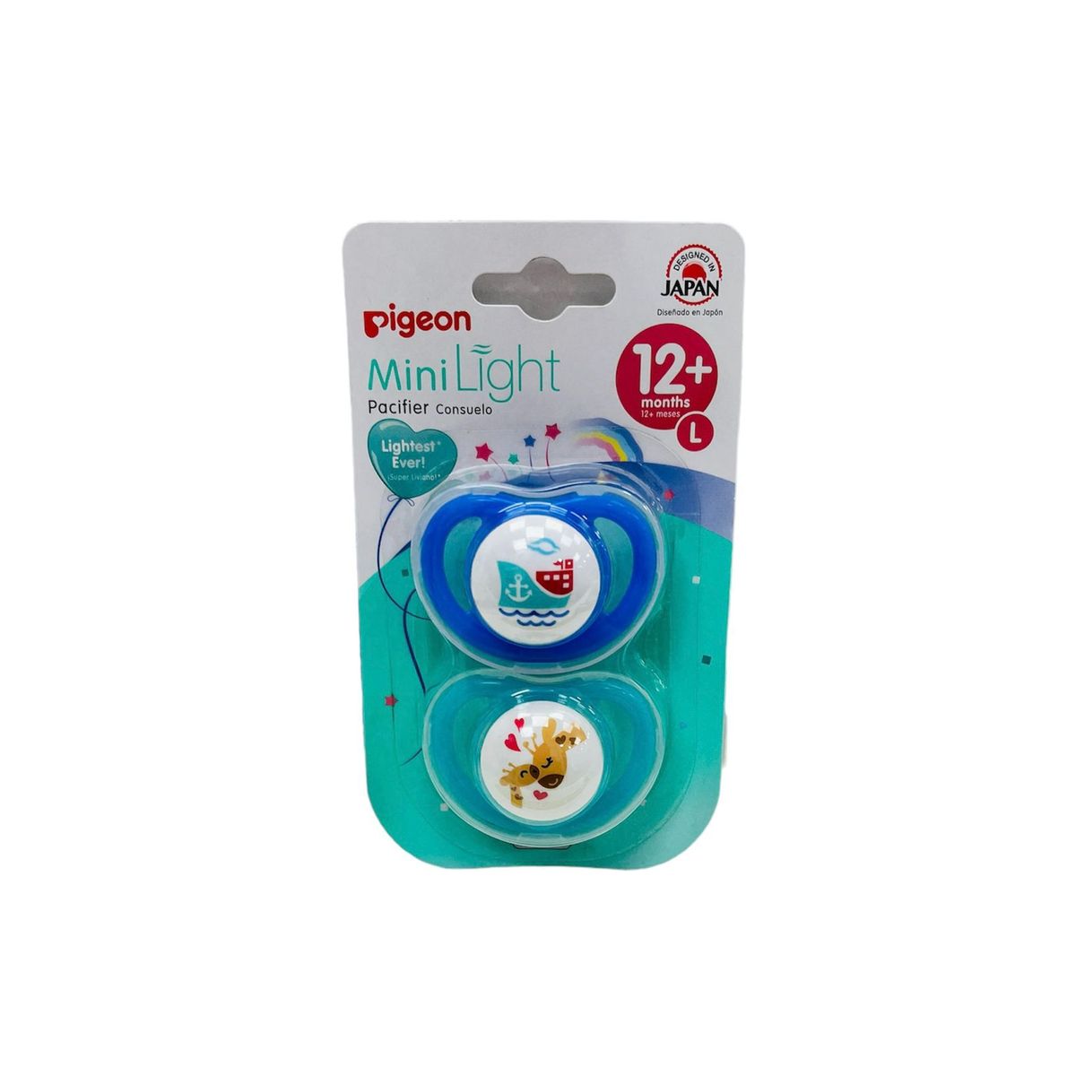 PIGEON - Chupete de entretención 12m x2 Pigeon niño