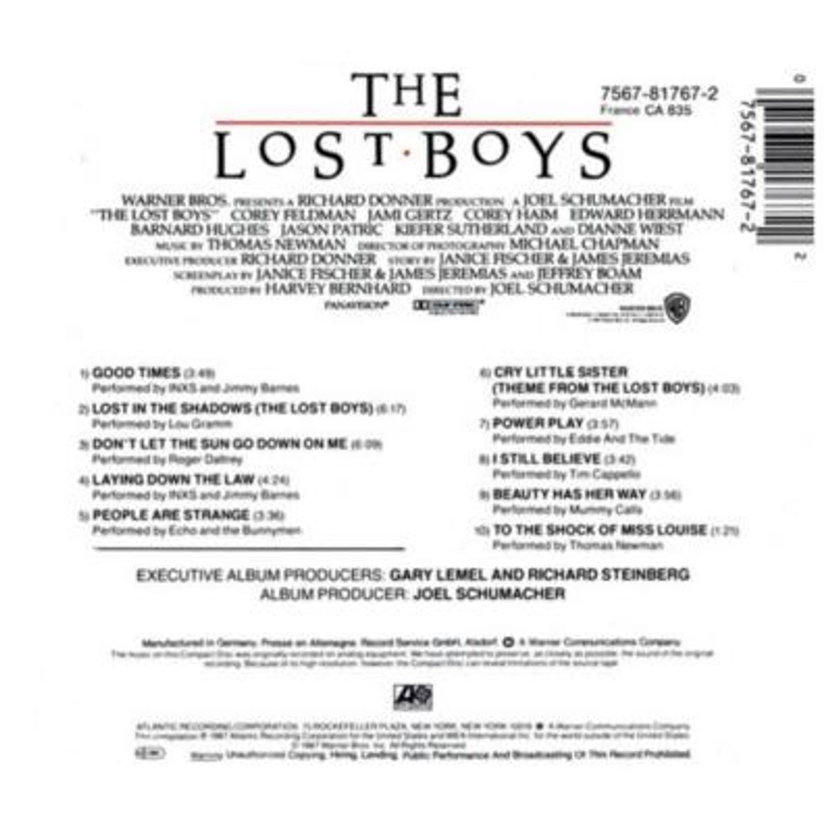 HITWAY MUSIC - LOST BOYS - O.S.T. - CD HITWAY MUSIC