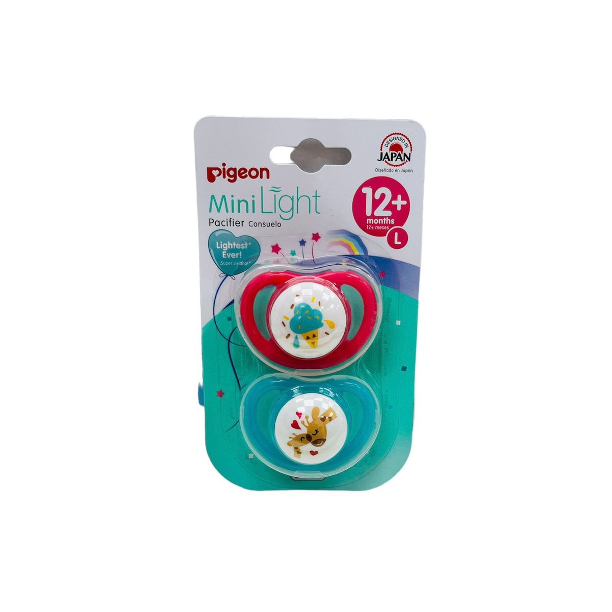 PIGEON - Chupete de entretención 12m x2 Pigeon niña