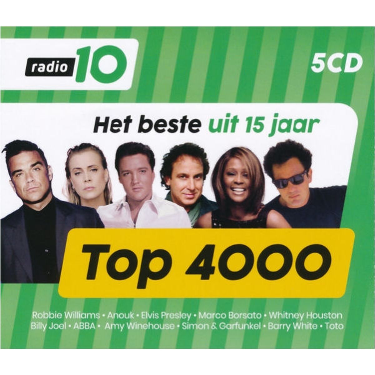 HITWAY MUSIC - TOP 4000 - HET BESTE UIT DE RADIO 10 (5CD) - CD HITWAY MUSIC